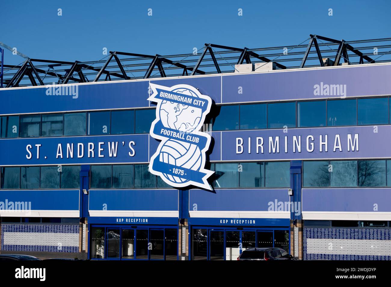 St Andrew`s Stadium, Bordesley Green, Birmingham, Großbritannien Stockfoto